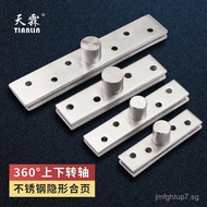 360Heavy Duty Pivot Hinge Door Shaft Stainless Steel Rotating Shaft Invisible Door Concealed Hinge W