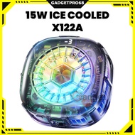 15W Ice Cooled Phone Cooler X122A X108 MINI Gaming Fast Cooling Radiator Magnetic Back-Clip 2 in 1 R