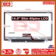 Laptop Screen 14.0"  Slim 40Pin LCD / LED (NT140WHM-N47) Display Suitable For Asus Del Acer Hp Lenov