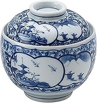 Yamashita Crafts 16057180 Dyed Room Tori Mountain Water 100 Views Small Lid, 3.5 x 3.5 inches (8.8 x