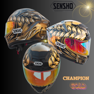 หมวกกันน็อคเตมใบSensho pit bull 93 รองรับหูฟังบลูทูธ ฟรีสติกเกอร์ pit bull sensho