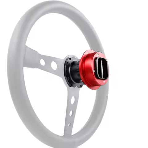 CNC Aluminum Wheel-Side QR2 Quick Release Hub for Fanatec Base Steering Wheel With 70mm Bolt Pattern
