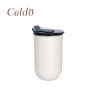 [Caldo]手感隨身304不鏽鋼附蓋保溫杯 350ml-淺藍/嫩粉/雅白-雅白