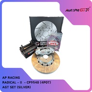 AP RACING RADICAL - II CP9540 (4POT)  BRAKE KIT AGT SET FOR ALL CAR MODEL (SILVER)