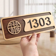 Villa House Number Room Customization 12y Luxury Creative Sense Number Plate Box Entrance House New 