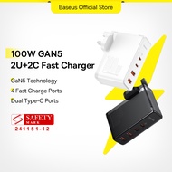 【4 Ports】Baseus GaN5 Pro 100W Fast Charger 2C+2U For Phone Laptop