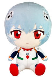 Great Eastern Entertainment Evangelion New Movie - Rei Ayanami Plug Suit Sitting Plush 12" H Great E