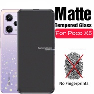 9H Matte Screen Protector Tempered Glass For Xiaomi Poco X5 X4 M4 X3 M3 pro X5pro M5 s M5s X4pro M4p