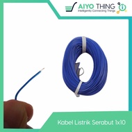 Kabel 1x10 Serabut Biru Listrik Kecil Per Meter