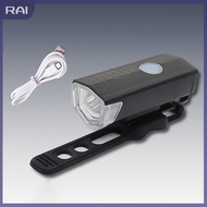 【RAI】 ไฟหน้าจักรยาน LED ชาร์จไฟได้, ชุดไฟ USB สำหรับจักรยานเสือภูเขาไฟหน้าหลังจักรยานไฟฉายเตือนความปลอดภัยในการขี่จักรยาน