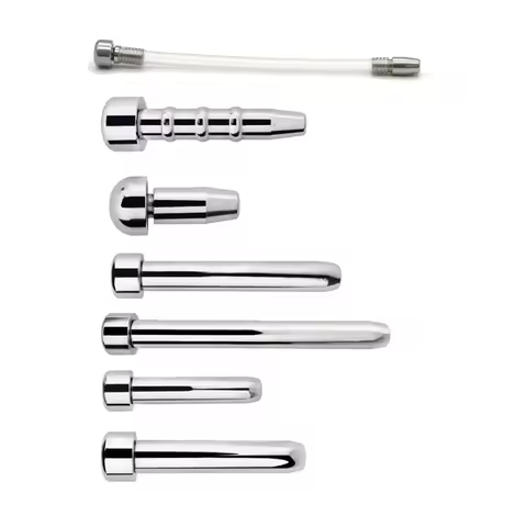 FRKO Metal Silicone Urethral Cathter Chastity Cage Accessories DG1 DG3 DG4 DG5 DG6 DG7 DG8