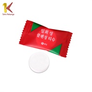 Satu Keluarga Tissue Bulat Mini Travel Sekali Pakai K142 Compressed Paper Mask Sheet Masker Wajah Ko