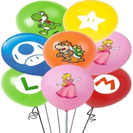 Wholesale Game Theme Super Mario Bros Latex Balloon Birthday Party Decoration Supplies