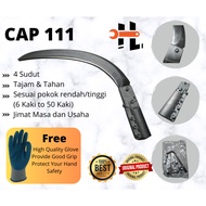 FREE SHIPPING [ Free High Quality Glove ]  [100% original ] Harvesting Sickle Cap 111| Sabit Sawit C