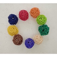 WB01 3CM BOLA KAYU UNTUK HIASAN ORKID HIASAN ORCHID, DECORATION RUMAH(RANDOM)