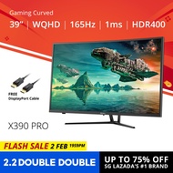 PRISM+ X390 PRO 39" 165Hz 1ms Curved QHD [2560 x 1440] Adaptive-Sync Gaming Monitor