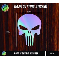 Cutting Sticker Skull Punisher Sticker