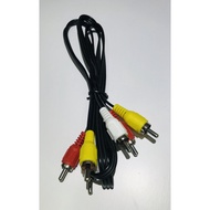 AV 3RCA to 3RCA 1 Meter Cable