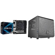 ASRock A520M-ITX/AC AM4 Mini ITX Motherboard and Thermaltake Core V1 Mini ITX Cube Gaming Computer C