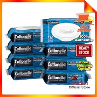 Cottonelle FreshCare Flushable Wet Wipes for Adults, Alcohol Free, 336 Wipes per Pack (Eight 42-Count Flip-Top Packs)