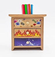 Langjitianya ACOTAR Dresser Archeron Sisters' Dressers Inspired by A Court of Thorns and Roses Dress