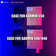Garmin 550 540 840 Silicone Case with Free Tempered Glass