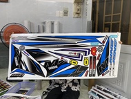 tem rời xanh đen dán xe ex 150 mẫu MX king