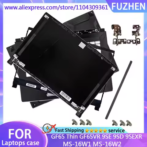 NEW For GF65 Thin GF65VR 9SE 9SD 9SEXR MS-16W1 MS-16W2 LCD Back Cover Front Bezel Palmrest Upper Top
