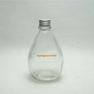 280 Ml Clear Lamp Food Glass Bottle / Lamp Glass Bottle / Food Glass Bottle / Coffee Bottle / Glass 