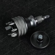 Mini Screwdriver Titanium Screwdriver 1/4 Inch Magnetic Screwdriver 7 In 1 S2 Alloy Steel Drill Bit 