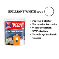 5L Nippon Weatherbond - 1001 Brilliant White