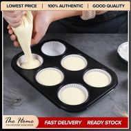 The Home 6 and 12 mold Nonstick Muffin Pan Cupcake Molder Baking Molder Muffin Tray Pan Egg Tart Baking Pan