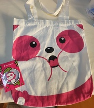 全新Food panda Pau-Pau Tote bag環保布袋連矽膠匙扣