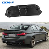 for F90 For BMW 5 Series M5 Competition 2020+ Dry Carbon Fiber Rear Diffuser Bumper Lip Rear Bumper 