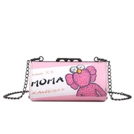 KAWS MoMa sling bag cute cylinder bulat bag