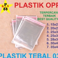 Mega OPP PLASTIK 15X25 - OPP 20X25 - OPP 25X30 - OPP 25X35 - PLASTIK M