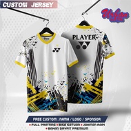 Free Custom Name 2025 New Jersey Design Badminton Jersey Bola Oversized T-shirt baju lelaki Thailand