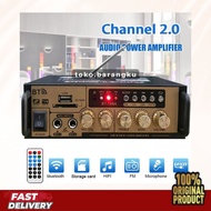 Bluetooth EQ Audio Amplifier Karaoke Home Theater FM Radio 600w amplifier