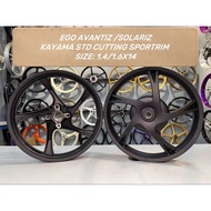 SPORT RIM YAMAHA EGO/EGOS/EGO AVANTIZ/SOLARIZ/EGO-LC/FI/EGO-S FI SIZE 1.4/1.6X14 KAYAMA CUTTING STD 