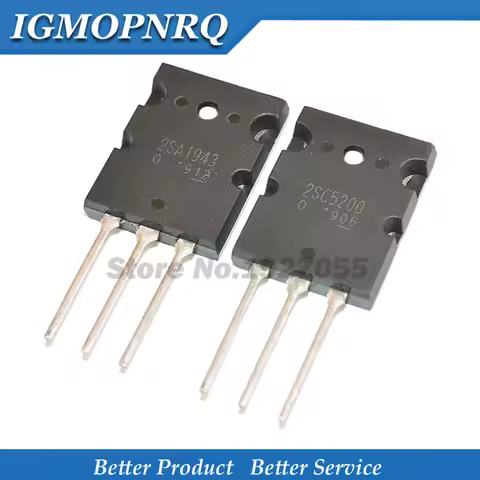 5PCS 2SC5200 TO-3P C5200 TO-3PL 5200 2SA1943 A1943