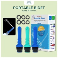 Portable Bidet 3PCS Travel Bottle Nozzle, Manual Handheld Flusher for Hygiene Cleaning Simplenest Po