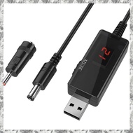 [I O J E] USB to 9V,5V to 12V Step Up,USB Cable DC 5V Boost to 9V 12V Voltage Converter 1A Step-Up V