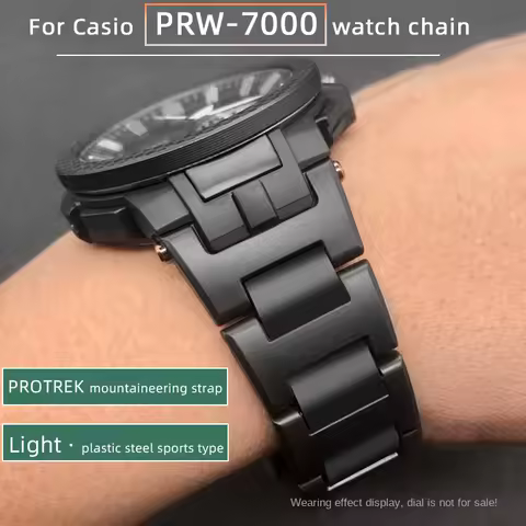 PRW7000/7000FC Metal Strap For Casio PROTREK 5480 PRW-7000 PRW-7000FC Mountaineering Watch Strap Ult