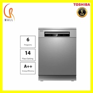 Toshiba 47KG DW-14F1(S)-MY Free Standing 14 Places Dishwasher