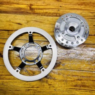 Lighten Front Hub and Super Lighten Disc / Buta Disc For WAVE * XRM  - Disc type
