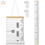 Kids Growth Chart Wall Hanging Removable Baby Growth Height Chart Canvas Hanging Growth Chart Ruler 