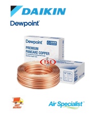 Daikin Premium Pancake Copper Pipe Dewpoint 1/4  3/8  1/2  5/8 3/4 x 0.61MM For Air Conditioner [PER
