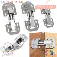 CHIHIRO Spring Hinges, 90 Degree No Pre-drilled Cabinet Hinge, Noiseless Soft Close Hidden Concealed Furniture Hinge Kitchen