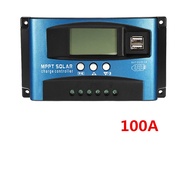 【Jakarta】Pengontrol Tenaga Surya MPPT 30A / 40A / 50A / 60A / 100A 12V 24V Regulator Cerdas Baterai 