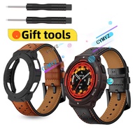 Amazfit Active Edge strap leather strap huami Amazfit Active Edge case Soft TPU Protective Cover